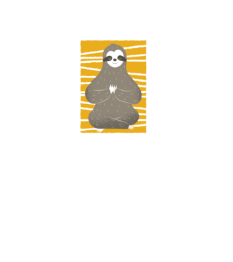 Yoga Leneș model negru pe tricou