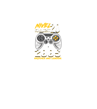Nivel Finalizat 20 2005 model negru pe tricou