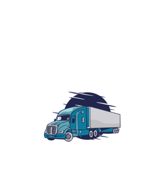 Tricou Șofer de camion model alb pe tricou