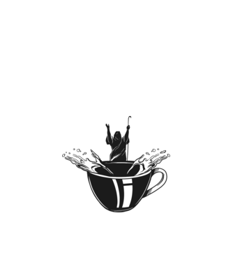 Moise cafea model nisipiu pe tricou
