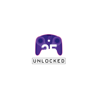 Level 25 Unlocked Gamer Birthday model albastru jeanși pe tricou