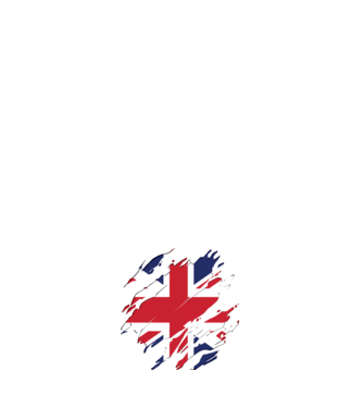 UK Steagul Regatului Unit model negru pe tricou