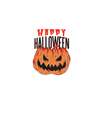 Happy Halloween Pumpkin model alb pe tricou
