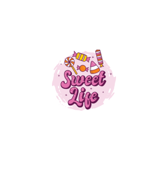Sweet Life - Viață dulce model albastru jeanși pe tricou