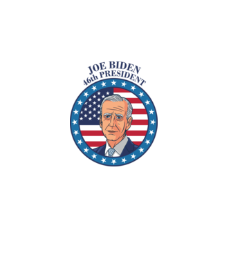 Joe Biden cel de-al 46-lea președinte al SUA model alb pe tricou