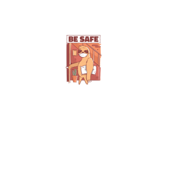 Leneș Be Safe model negru pe tricou