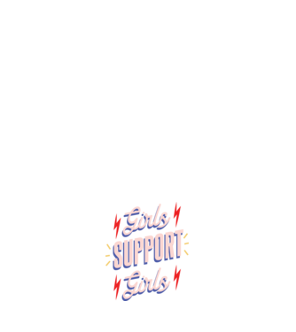 Girls Support Girls Ziua Femeii model alb pe tricou