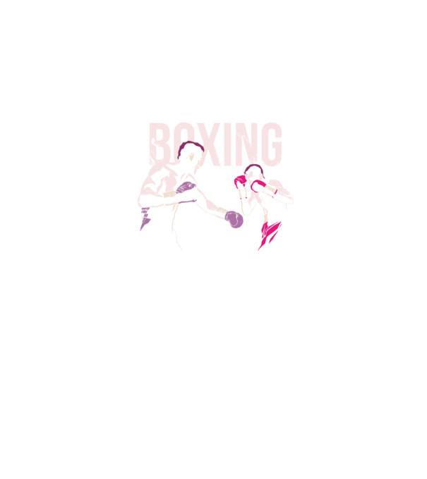 Boxing model negru pe tricou