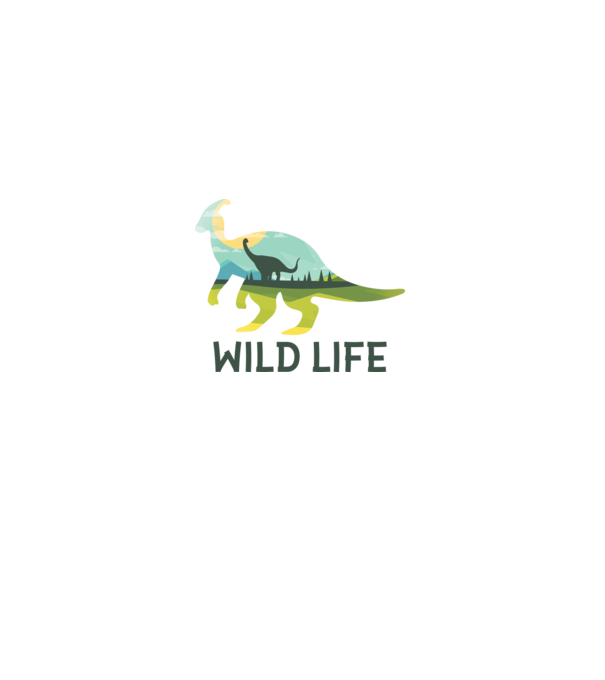 Dinosaur model negru pe tricou