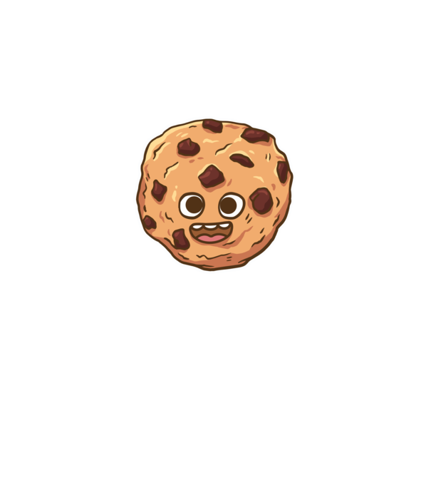 Cookie drăguț model albastru regal pe tricou