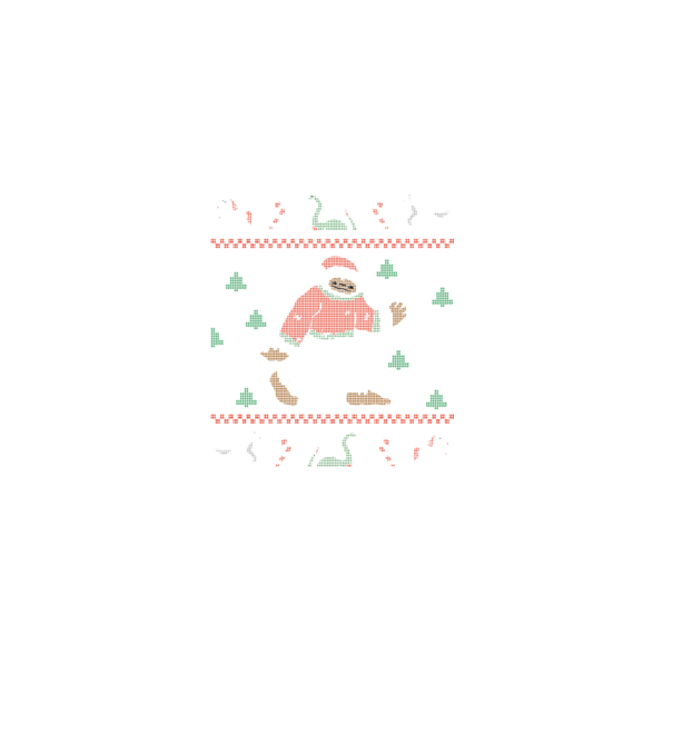 Ugly Sweater Yeti model negru pe tricou