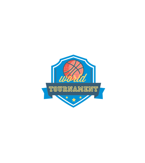 Basketball Tournament model negru pe tricou