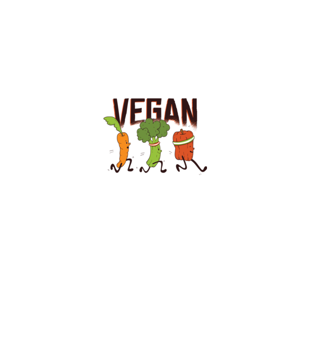 Legume vegan model alb pe tricou