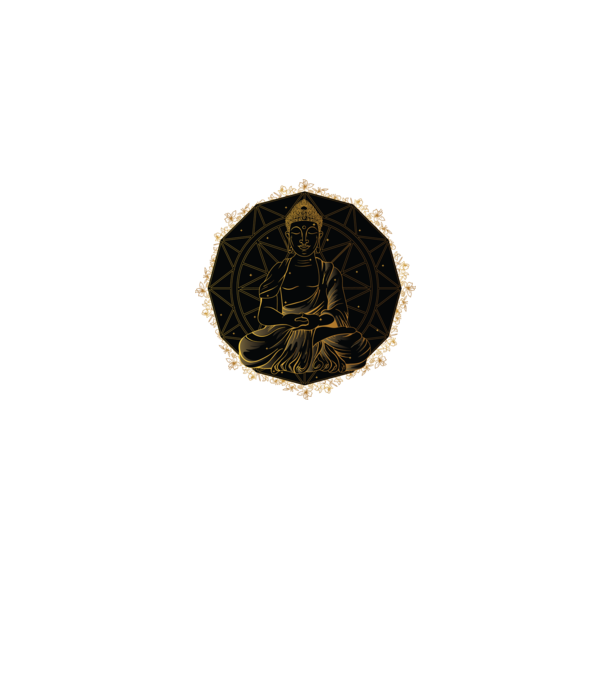 Buddha Mandala model albastru jeanși pe tricou