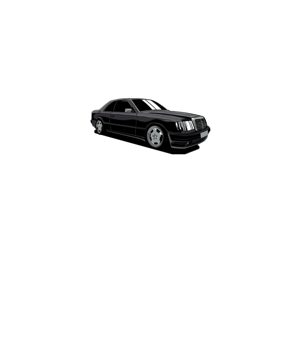 Mercedes model gri pe tricou