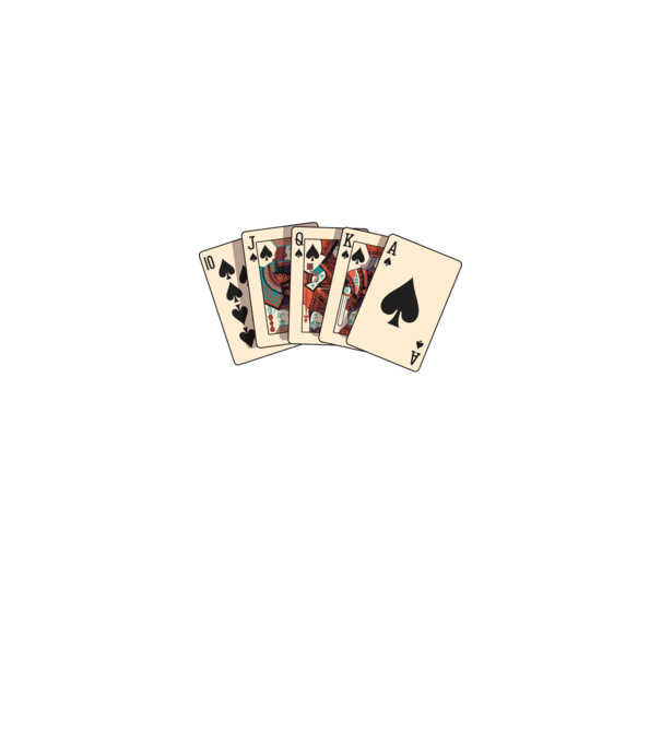 Poker All in model negru pe tricou