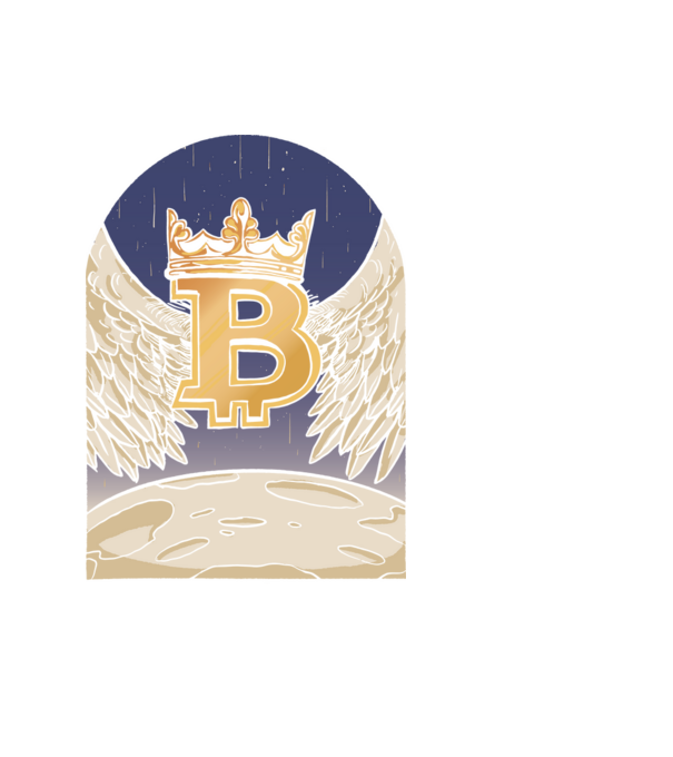 Bitcoin To The Moon Aselenizare model negru pe tricou