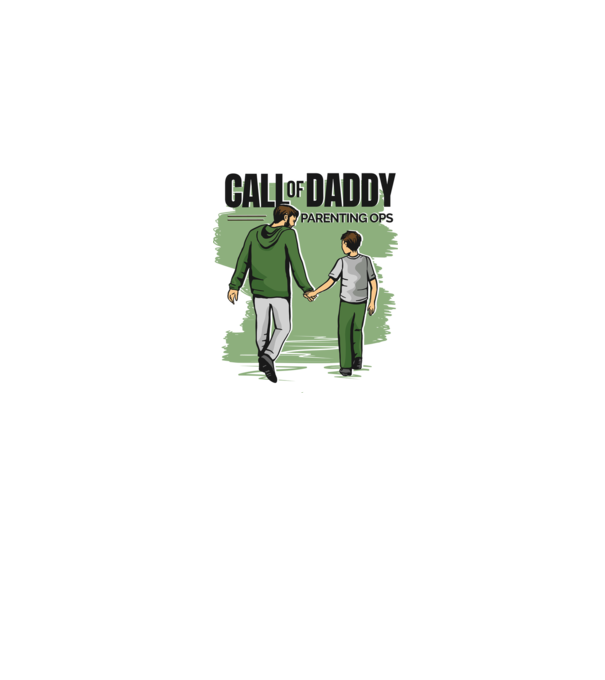 Call of Daddy - Pentru tata model gri pe tricou