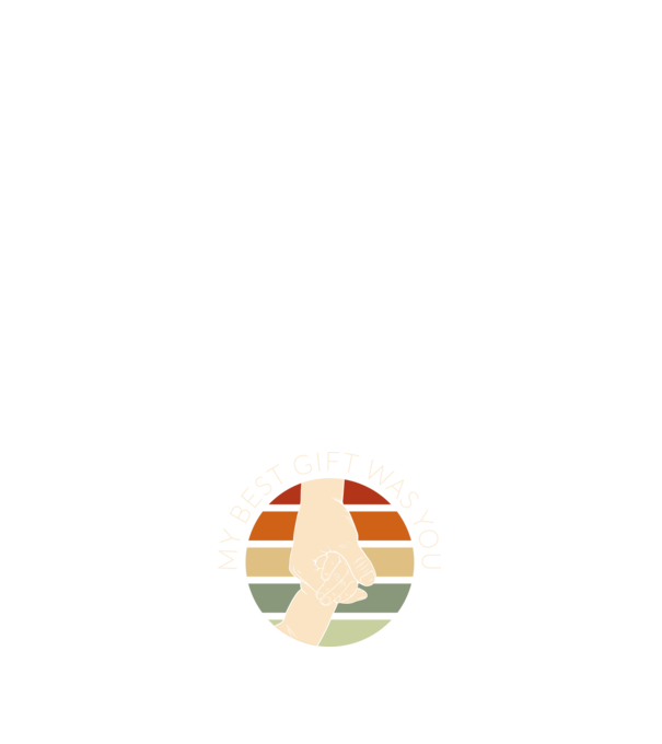 My Best Gift Was You model albastru închis pe tricou