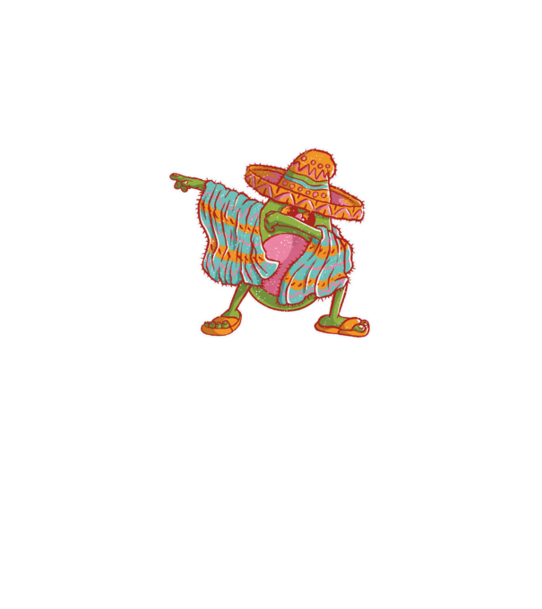 Avocado mexican DAB model negru pe tricou