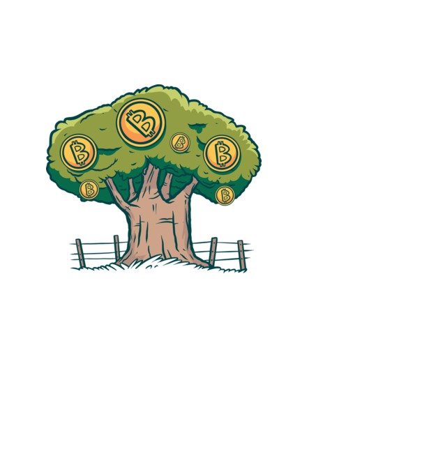 Bitcoin copac model albastru deschis pe tricou