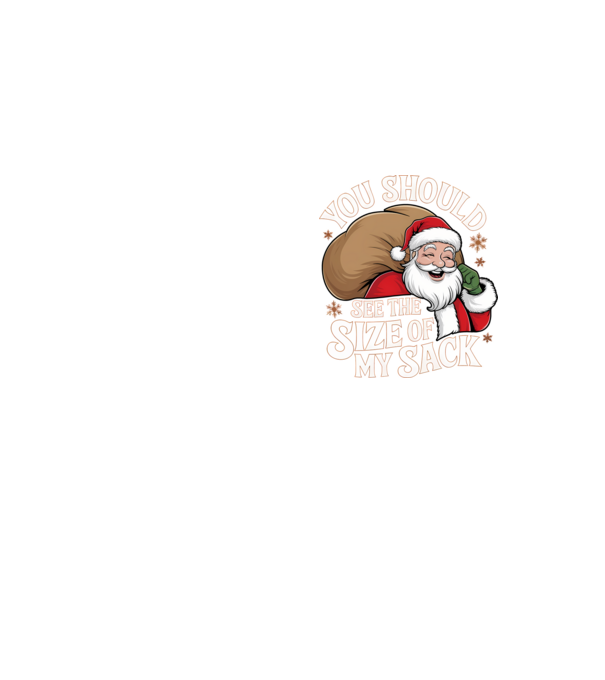 You Should See The Size Of My Sack Santa model galben neon pe tricou