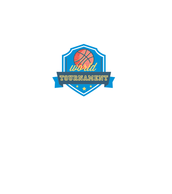 Basketball Tournament model negru pe tricou
