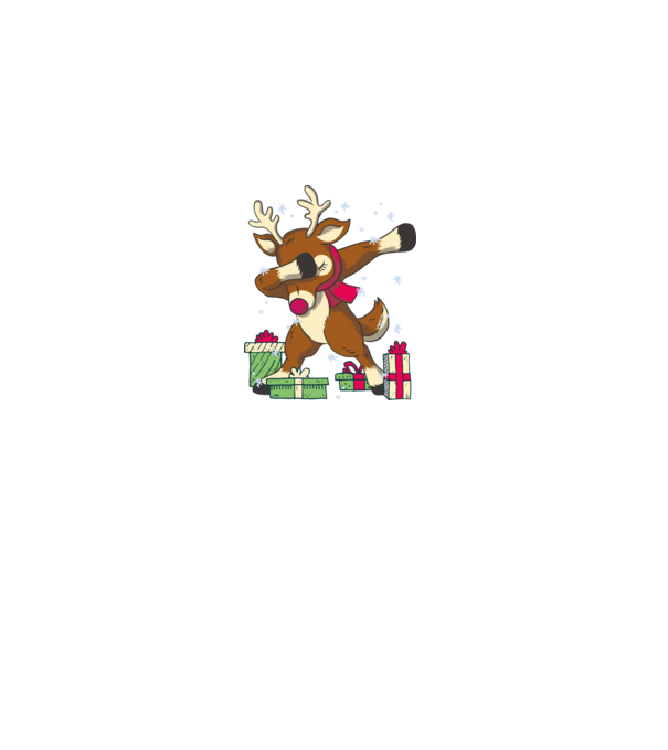 Rudolph DAB model negru pe tricou