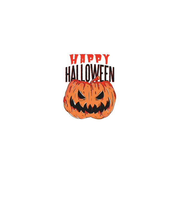Happy Halloween Pumpkin model alb pe tricou