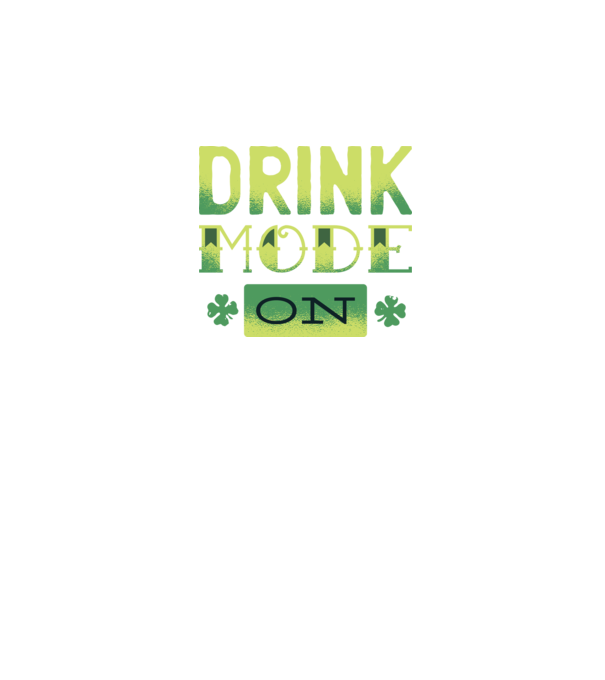 Drink mode on - Mod de băutură activat model negru pe tricou