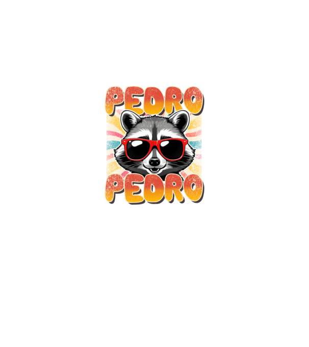 Pedro Pedro groovy retro model negru pe tricou