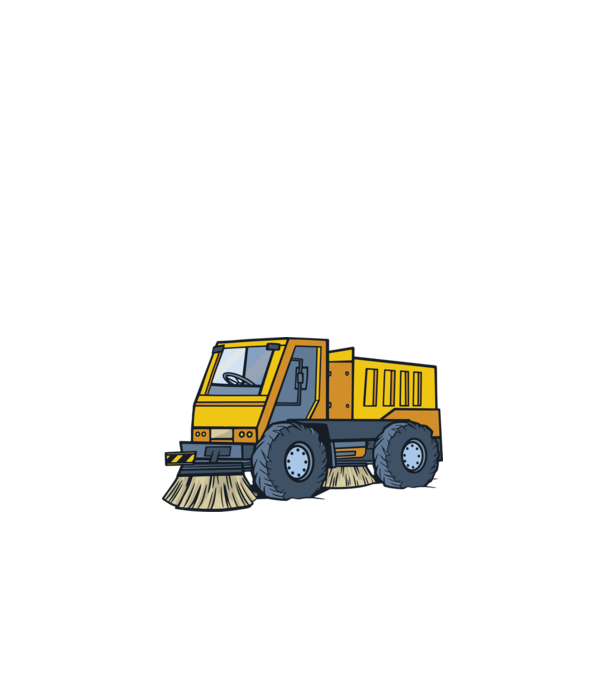 Camion spălare străzi model nisipiu pe tricou