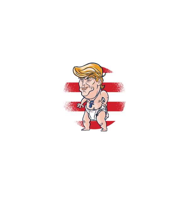 Trump Baby tricou amuzant model turcoaz pe tricou