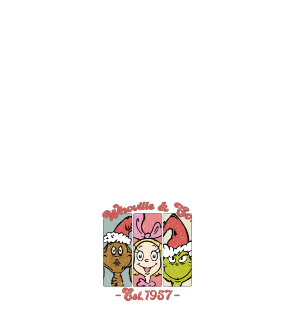 Whoville & Co. - Grinch model roz deschis pe tricou