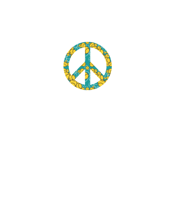 Simbol Baseball Peace model negru pe tricou