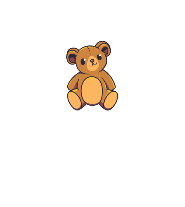 Ursuleț Teddy model gri pe tricou