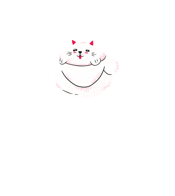 Tricou cafea cu pisică drăguță model mov pe tricou