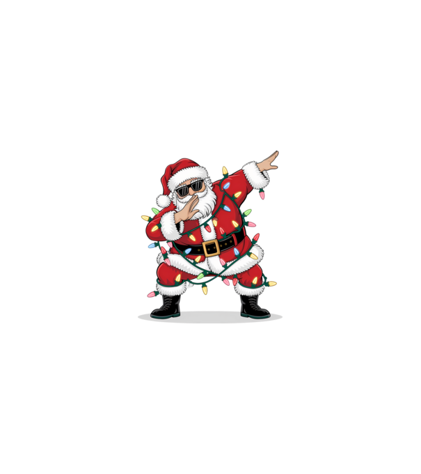 Santa Dab model nisipiu pe tricou