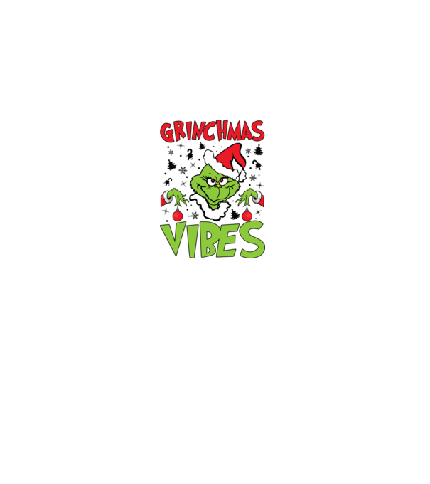 Grinchmas Vibes - Grinch model albastru închis pe tricou