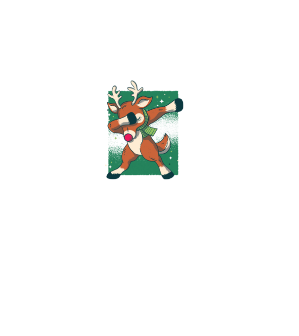Rudolph DAB model roz deschis pe tricou