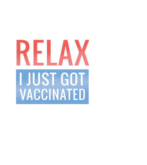 Fii calm, sunt vaccinat model negru pe tricou