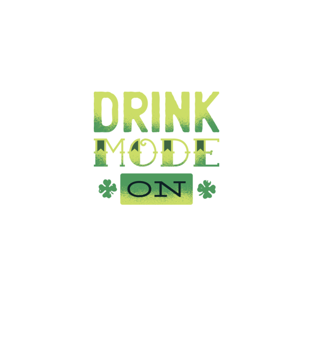 Drink mode on - Mod de băutură activat model albastru jeanși pe tricou