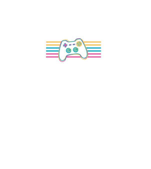 Gamer Controler Retro model negru pe tricou