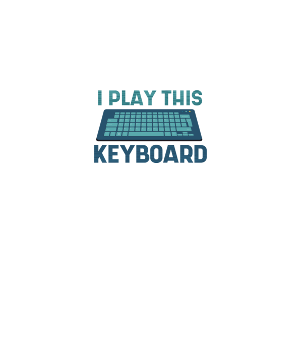 Tastatura Gamer model alb pe tricou