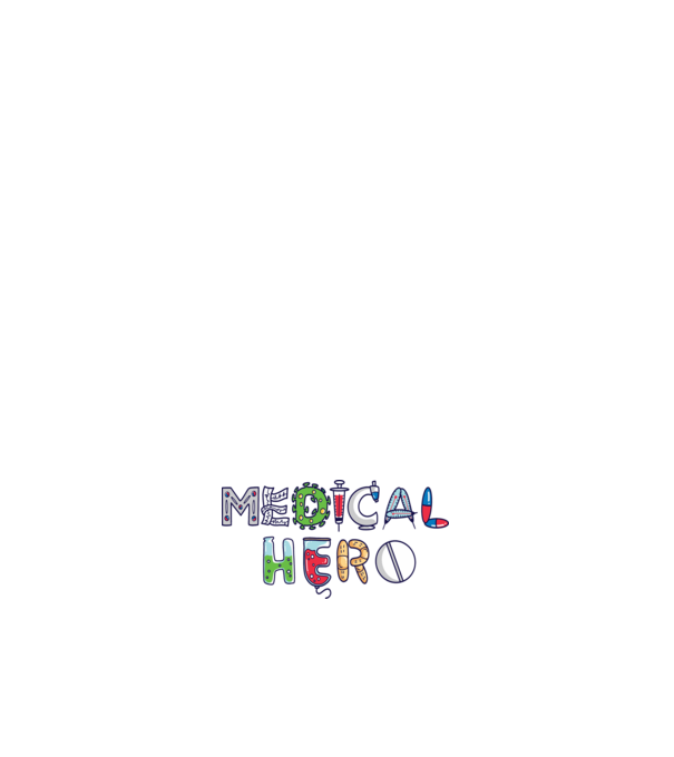 Medical Hero - Eroi de zi cu zi model roz deschis pe tricou