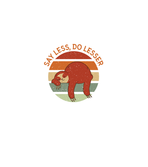 Say less, do lesser cu Leneș model negru pe tricou