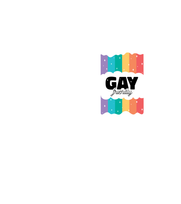 Gay friendly model galben neon pe tricou