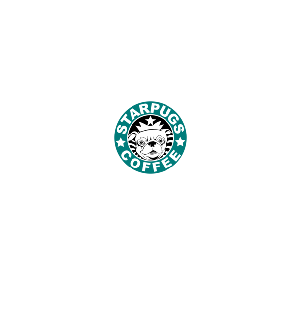Starpugs Coffee model negru pe tricou