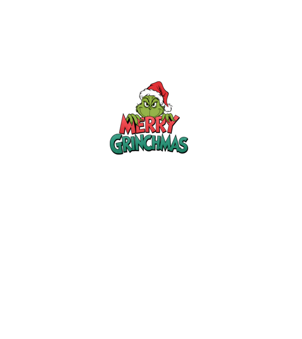 Merry Grinchmas model negru pe tricou