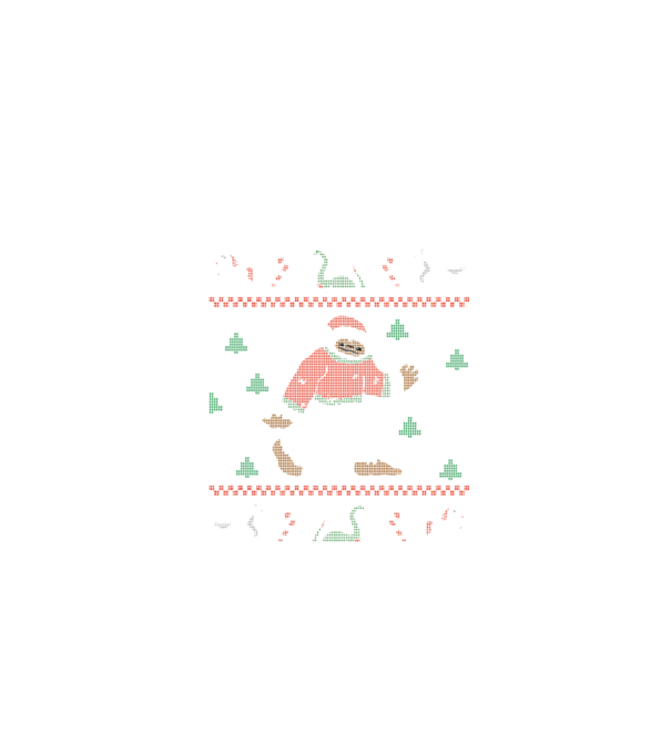 Ugly Sweater Yeti model negru pe tricou